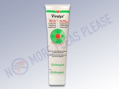 Vet Solutions Vetoquinol Viralys L Lysine Oral Gel 5 oz  