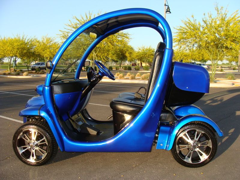 DODGE VIPER BLUE CUSTOM GEM CAR 72v NEV GOLF CART, EVERYTHING IS NEW 