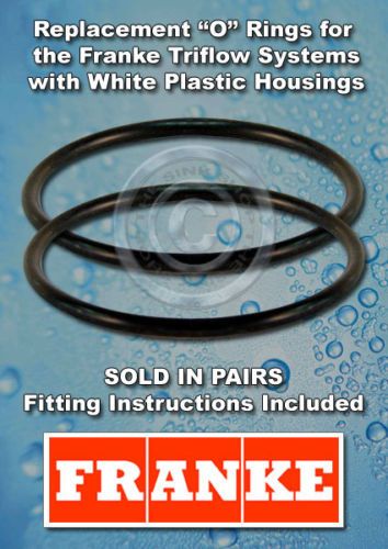 Franke Triflow Filter Housing   O Ring Seals  